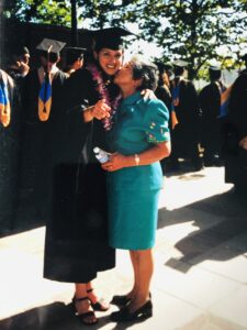 Adriana Martinez and her mom